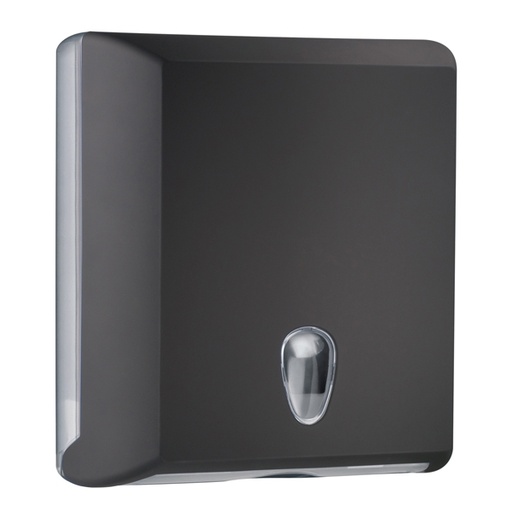 [D67394] Dispenser asciugamani piegati C/Z nero Soft Touch