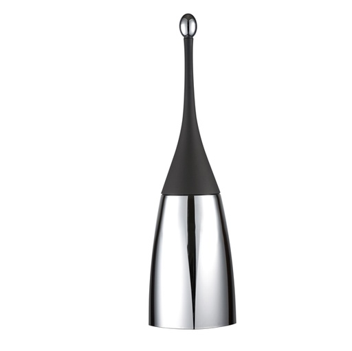 [D67397] Portascopino da terra H48,5cm nero Soft Touch