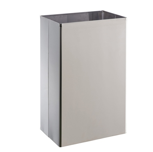 [D67500] GETTACARTE 25LT IN ACCIAIO INOX BASIC