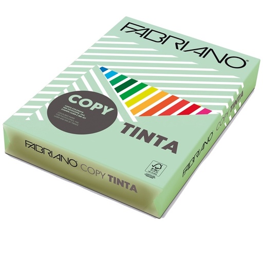 [D68435] Carta Colorata COPY TINTA A4 160gr 250fg col.tenui VERDE CHIARO FABRIANO