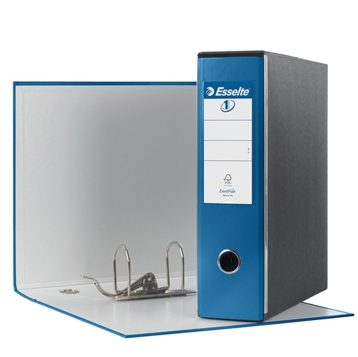 [D68914] Registratore EUROFILE G53 blu metal dorso 8cm f.to commerciale ESSELTE