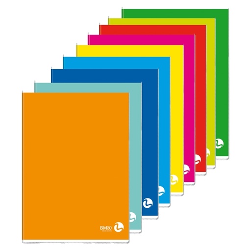 [D69247] MAXIQUADERNO A4 80gr 80fg+1 10mm COLOR 80 BASIC BM
