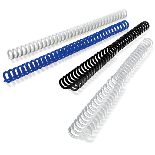 [D69871] SCATOLA 50 DORSI ClickBind 16MM NERO RIAPRIBILE