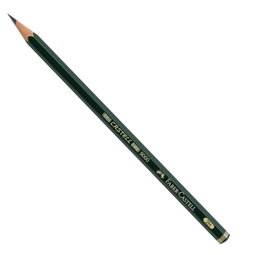 [D70778] MATITA GRAFITE CASTELL 9000 2H esagonale FABER CASTELL