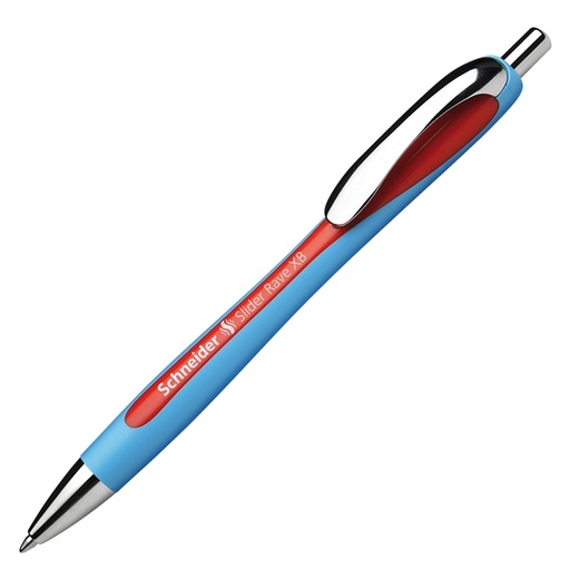 [D70812] Penna a sfera a scatto SLIDER RAVE XB rosso SCHNEIDER