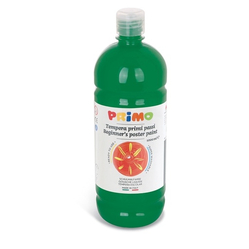 [D71081] Tempera pronta Primi Passi 1lt verde scuro PRIMO