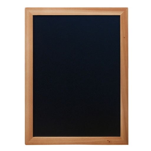 [D71647] LAVAGNA NERA TEAK 30x40cm WOODY Securit