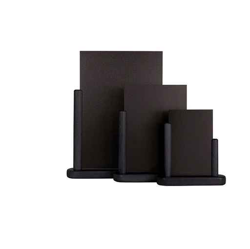 [D71651] LAVAGNA DA TAVOLO NERO A5-20x23x6cm ELEGANT Securit